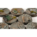 Gamers Grass Battle Ready Bases Urban Warfare Round 28mm x8