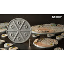 Gamers Grass Battle Ready Bases Urban Warfare Round 80mm x1