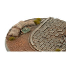 Gamers Grass Battle Ready Bases Urban Warfare Round 80mm x1