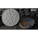 Gamers Grass Battle Ready Bases Spaceship Corridor Round 100mm x1