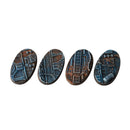 Gamers Grass Battle Ready Bases Spaceship Corridor Oval 60mm x4