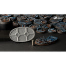Gamers Grass Battle Ready Bases Spaceship Corridor Oval 60mm x4