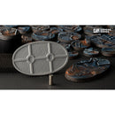 Gamers Grass Battle Ready Bases Spaceship Corridor Oval 75mm x3