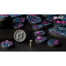 Gamers Grass Battle Ready Bases Alien Infestation Round 25mm x10