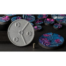 Gamers Grass Battle Ready Bases Alien Infestation Round 60mm x2