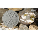 Gamers Grass Battle Ready Bases Winter Round 90mm x1