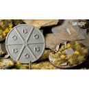 Gamers Grass Battle Ready Bases Highland Round 90mm x1
