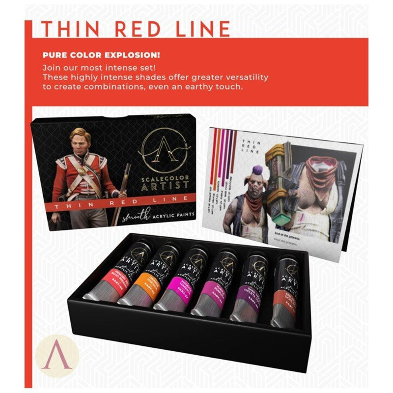 Scale 75 Scalecolor Artist Thin Red Line Paint Set – SuperOffice