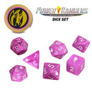Power Rangers RPG Pink Dice Set
