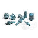 PolyHero Dice Warrior 8 Dice Set Stalwart Storm