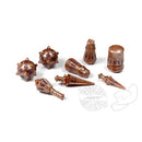 PolyHero Dice Warrior 8 Dice Set Imperial Bronze
