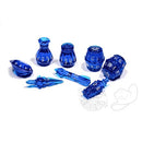 PolyHero Dice Rogue 8 Dice Set Sapphire Scoundrel