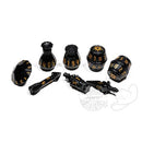 PolyHero Dice Rogue 8 Dice Set Nightshade