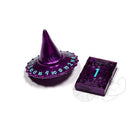 PolyHero Dice Wizard d20 Wizard Hat and d2 Spellbook in Wizardstone