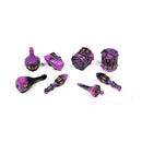 PolyHero Dice Bard 8 Dice Set Violet Lullaby