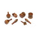PolyHero Dice Bard 8 Dice Set Woodland Verse