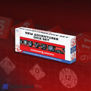 Sirius Dice D&D New Adventurer Dice Set Black Dice Dungeons & Dragons