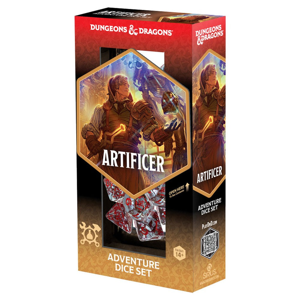 Sirius Dice D&D Adventure Dice Artificer Clear – SuperOffice