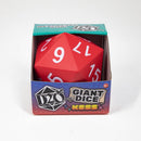 Foam Dice: D20 Red Toy