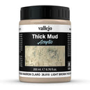 Vallejo Diorama Effects Light Brown Thick Mud 200mL