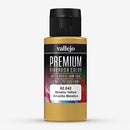 Vallejo Premium Colour Metallic Yellow 60 mL