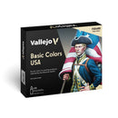 Vallejo Model Colour Basic Colors Usa Figure 16 Colour Set