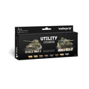 Vallejo Model Colour Utility Paint Set Wwii & Wwiii WWII 6 Colour Set
