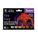 Vallejo Fantasy Color Series Fire Fury Set 6