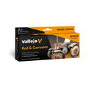 Vallejo Model Colour Rust & Corrossion By Chema Cabrero Effects 8 Colour Set