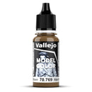Vallejo Model Colour Mustard Brown 18mL