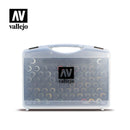 Vallejo Model Air 72 Basic colours set + Brushes Plastic Case