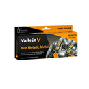 Vallejo Game Colour Non Metallic Metal 8 Colour Set