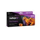 Vallejo Game Colour Fire Dragons 8 Colour Set