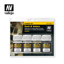 Vallejo Pigments Set Soot & Ashes 35mL