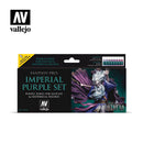 Vallejo Game Colour Imperial Purple 8 Colour Set