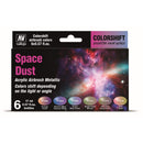 Vallejo Eccentric The Shifters Space Dust 6 Colour Set Acrylic Airbrush Paint