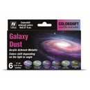 Vallejo Eccentric The Shifters Galaxy Dust 6 Colour Set Acrylic Airbrush Paint