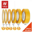 Vallejo Hobby Tools Precision Masking Tape 1mmx18m Twin Pack