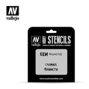 Vallejo Stencils AFV Markings Soviet Slogans WWII Num. 1
