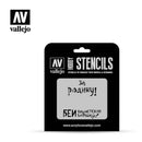Vallejo Stencils AFV Markings Soviet Slogans WWII Num. 2