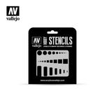 Vallejo Stencils Air Markings Access Trap Doors