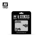 Vallejo Stencils Lettering & Signs Street Art Num. 1