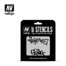 Vallejo Stencils Lettering & Signs Street Art Num. 2