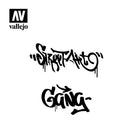 Vallejo Stencils Lettering & Signs Street Art Num. 2