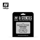 Vallejo Stencils Lettering & Signs Vintage Motorcycles Sign