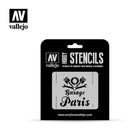 Vallejo Stencils Lettering & Signs Vintage Garage Sign
