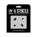 Vallejo Stencils Texture Effects Petrol Spills