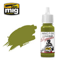 Ammo by MIG Figures Paints Yellow Green 17mL