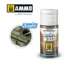 Ammo by MIG Acrylic Washes Dark Brown Wash 15mL