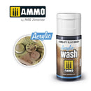Ammo by MIG Acrylic Washes Black Wash 15mL